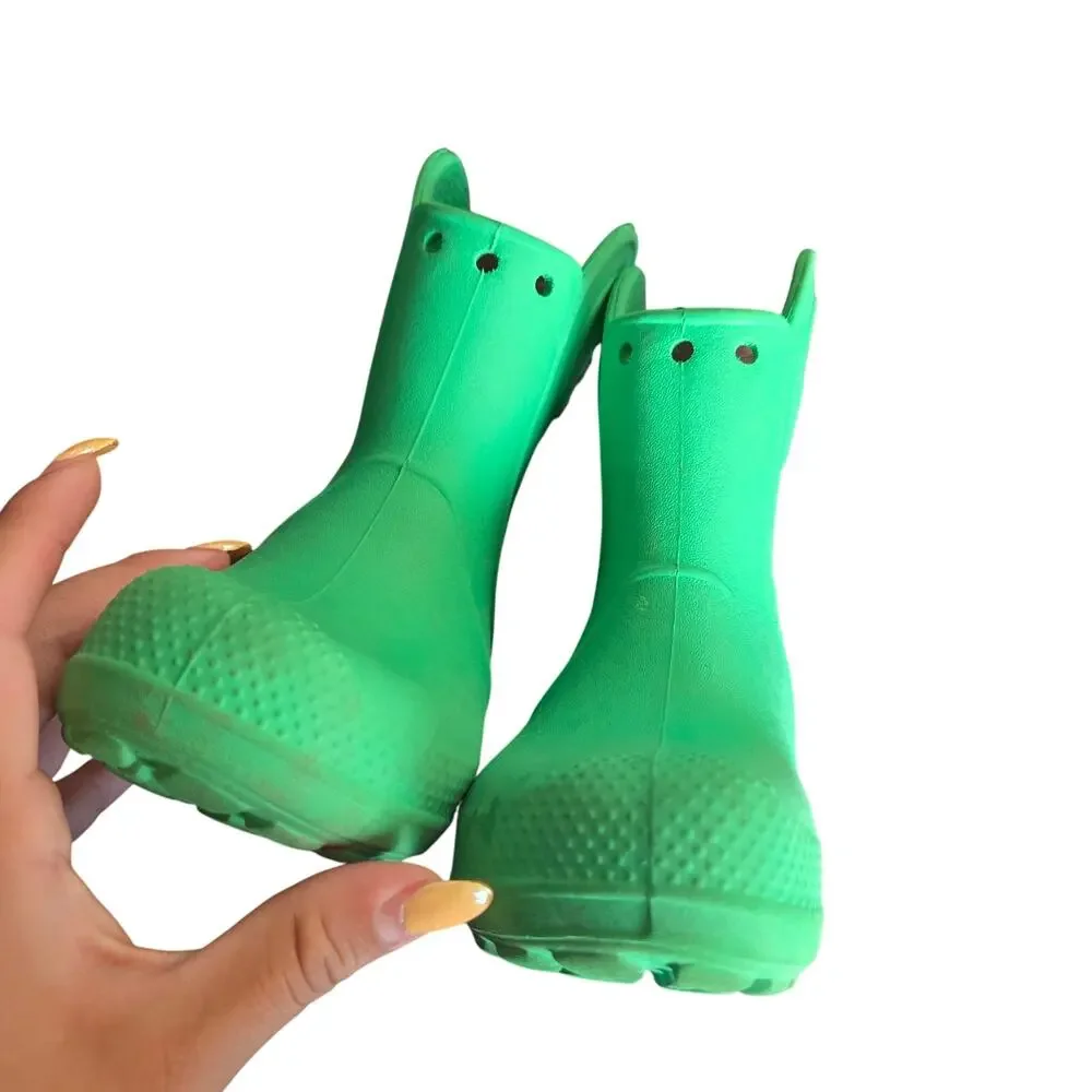 Crocs Green Handle It Rain Boots Size: 6